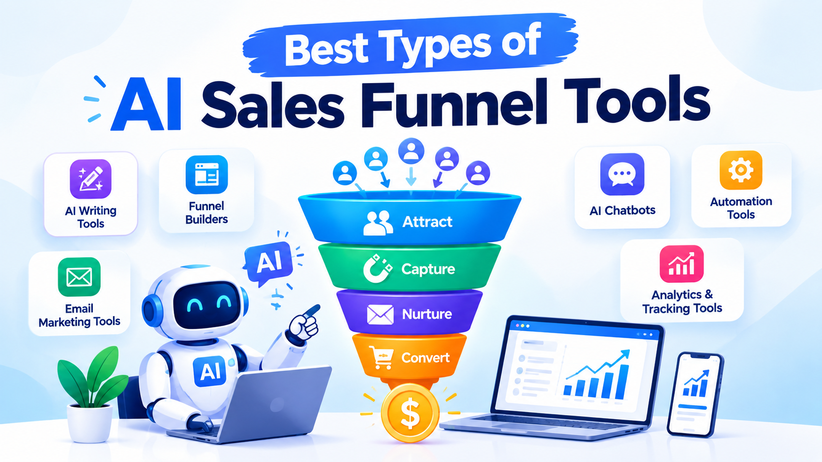 Best Types of AI Sales Funnel Tools